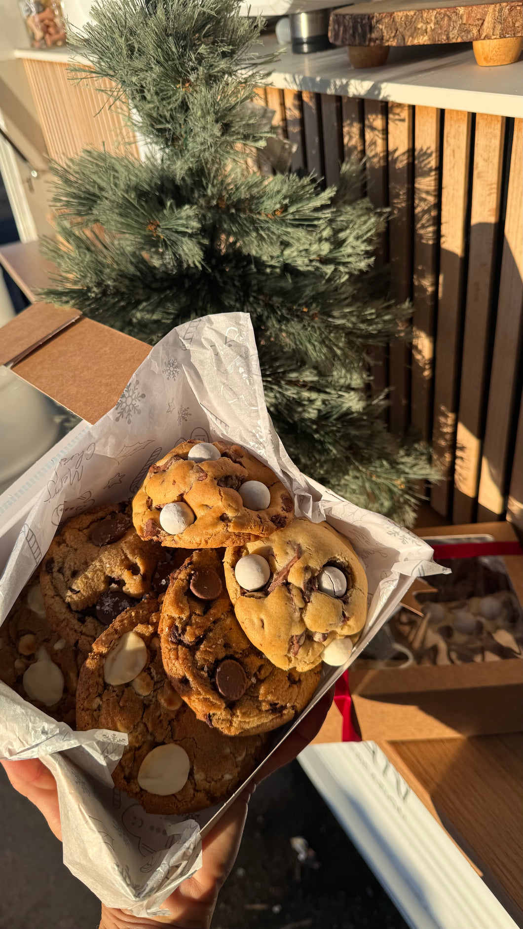 Christmas cookie box