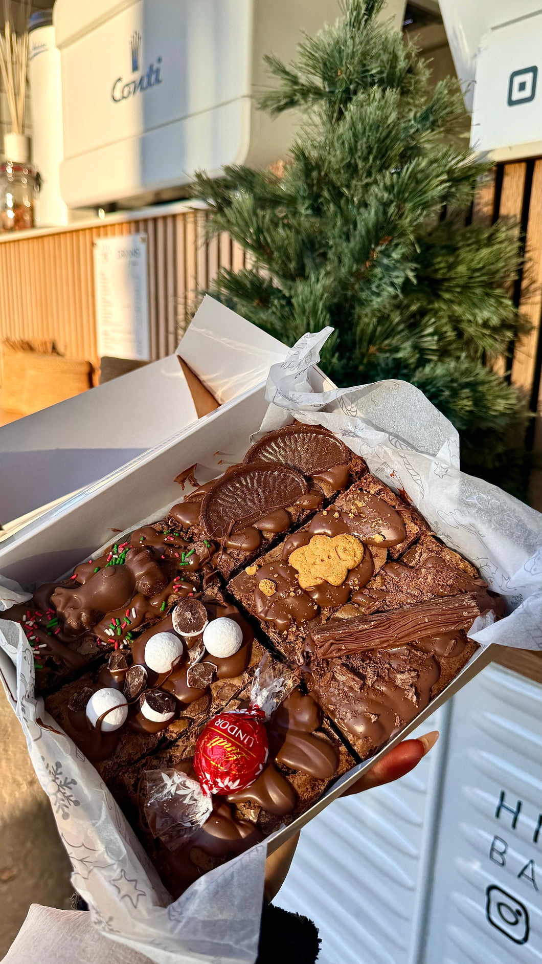 Christmas Brownie Box