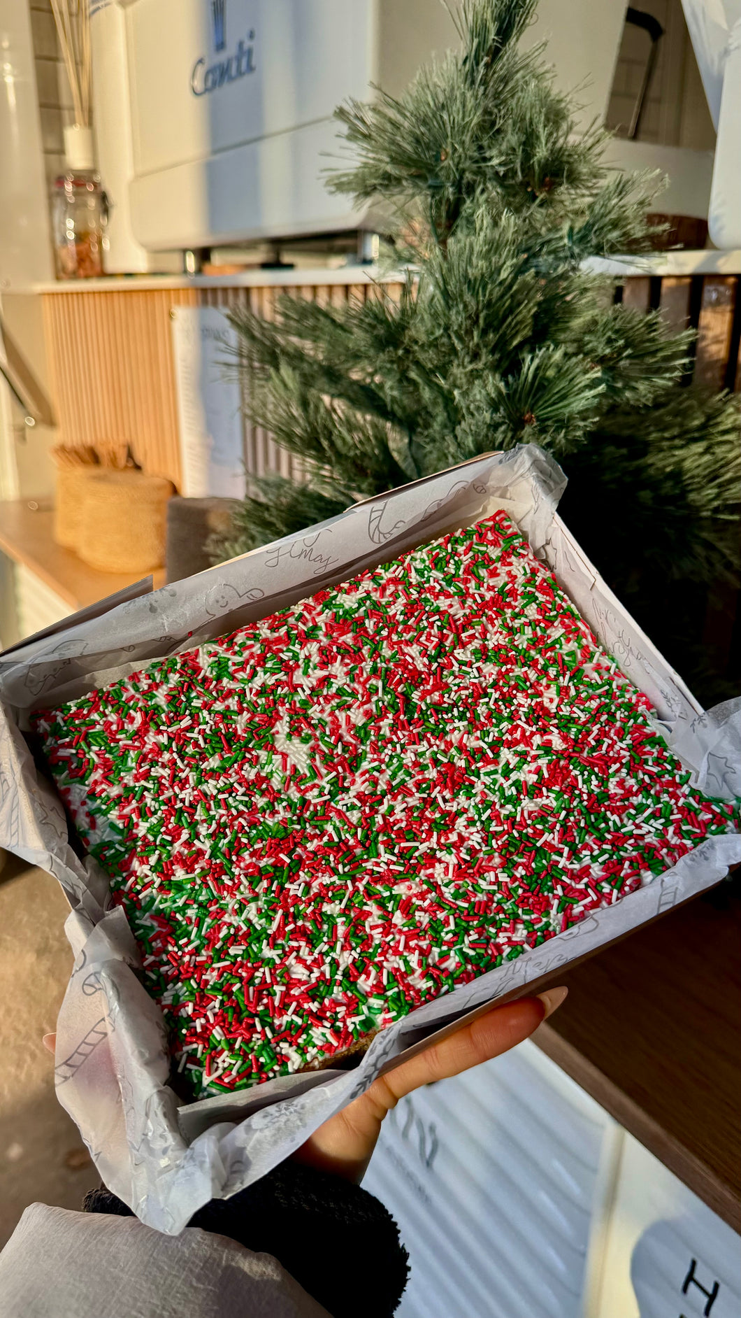 Festive old school cake